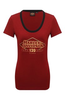 Хлопковая футболка 120th Anniversary Harley-Davidson
