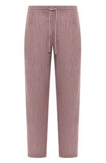Брюки изо льна и хлопка Zimmerli
