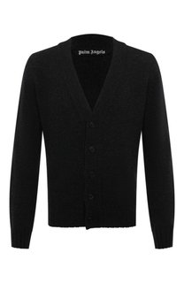 Кардиган из шерсти и вискозы Palm Angels