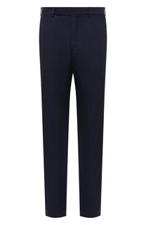 Брюки из шерсти и льна Zegna