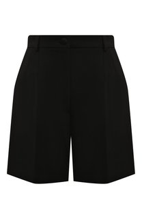 Шорты из шерсти и шелка Dolce & Gabbana