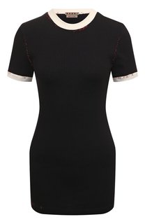 Хлопковая футболка Marni