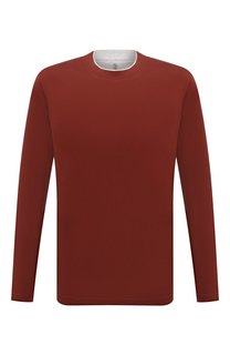 Хлопковый лонгслив Brunello Cucinelli