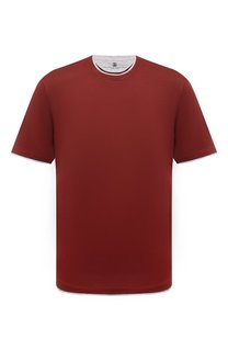 Хлопковая футболка Brunello Cucinelli