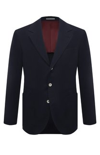 Хлопковый пиджак Brunello Cucinelli
