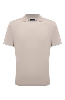 Поло из вискозы Giorgio Armani