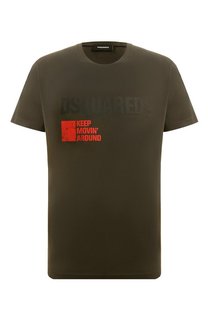 Хлопковая футболка Dsquared2