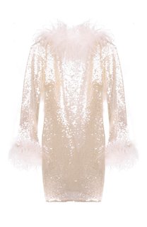 Платье с отделкой перьями New Arrivals