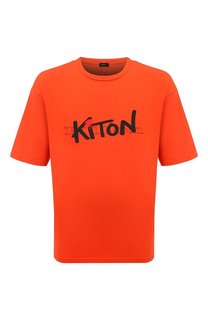 Хлопковая футболка Kiton