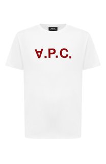 Хлопковая футболка A.P.C.
