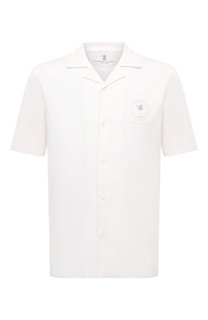 Хлопковая рубашка Brunello Cucinelli