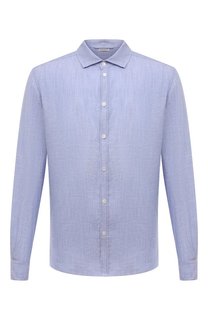 Рубашка изо льна и хлопка Zimmerli