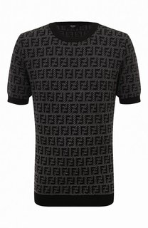 Джемпер из шерсти и хлопка Fendi