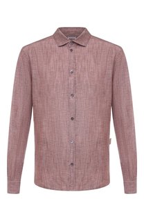 Рубашка изо льна и хлопка Zimmerli