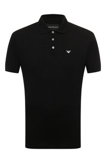 Хлопковое поло Emporio Armani