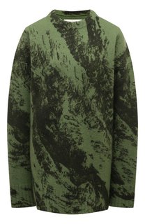 Свитер из шерсти и шелка Jil Sander