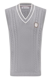 Хлопковый жилет Brunello Cucinelli