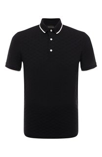 Хлопковое поло Emporio Armani