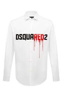 Хлопковая рубашка Dsquared2