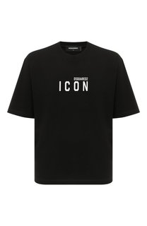 Хлопковая футболка Icon Dsquared2