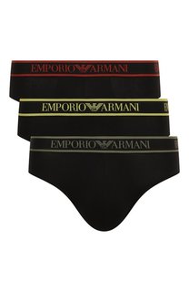 Комплект из трех брифов Emporio Armani