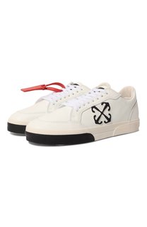 Кожаные кеды New Low Vulcanized Off-White
