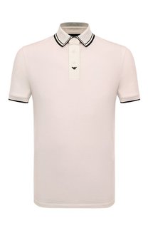 Хлопковое поло Emporio Armani