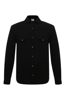Хлопковая рубашка Brunello Cucinelli