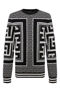 Джемпер из шерсти и льна Balmain