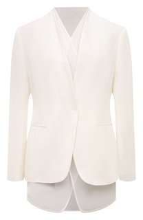 Жакет из вискозы и льна Brunello Cucinelli