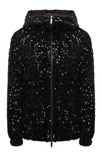 Толстовка с отделкой пайетками Emporio Armani