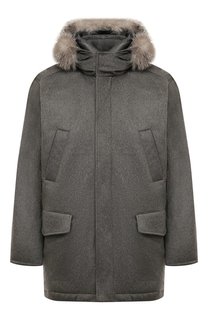 Пуховик с меховой отделкой Kired