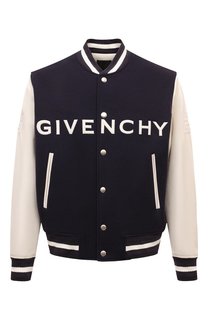 Комбинированный бомбер Givenchy