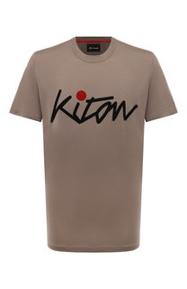 Хлопковая футболка Kiton