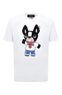 Хлопковая футболка Dsquared2
