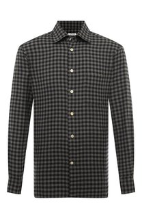 Хлопковая рубашка Kiton