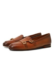 Кожаные монки Santoni