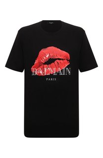 Хлопковая футболка Balmain