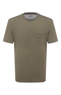 Хлопковая футболка Brunello Cucinelli