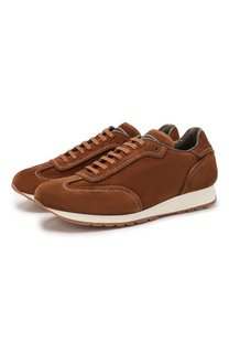 Замшевые кроссовки Brioni