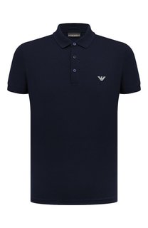 Хлопковое поло Emporio Armani