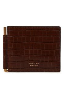 Кожаный зажим для купюр Tom Ford