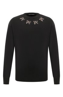 Хлопковый лонгслив Palm Angels