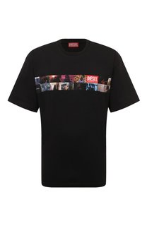 Хлопковая футболка Diesel