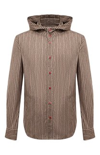 Хлопковая рубашка Kiton