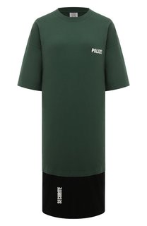 Хлопковое платье VETEMENTS