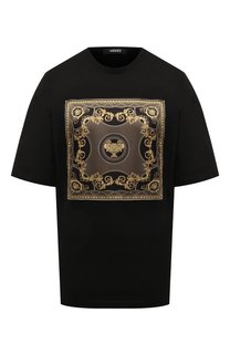 Хлопковая футболка Versace