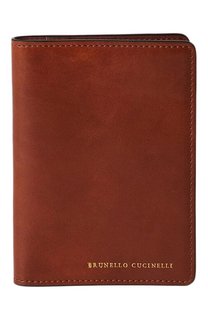 Кожаная обложка для паспорта Brunello Cucinelli