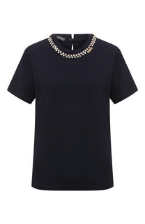 Хлопковая футболка Alberta Ferretti