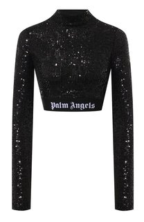 Топ с отделкой пайетками Palm Angels